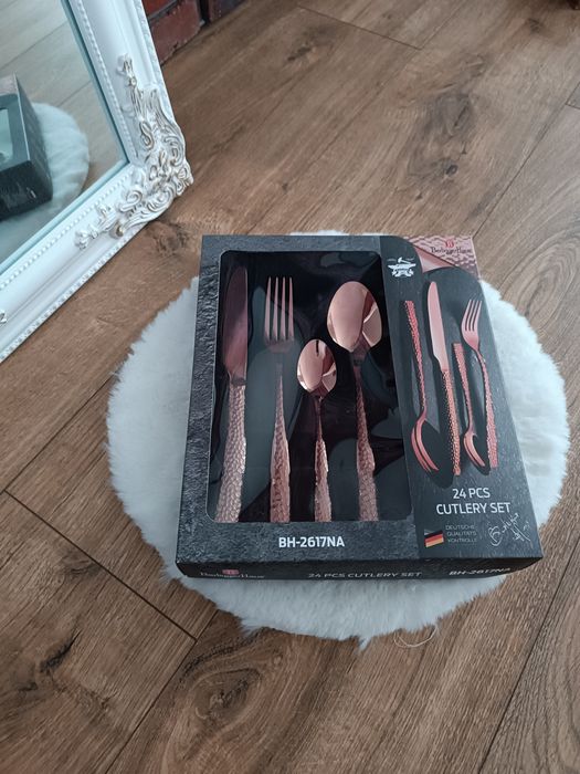 Sztućce Berlinger Haus różowe złoto #pinterest #pintereststyle