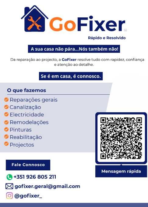 Remodelações e Reparações (Orçamento em 24h após visita).