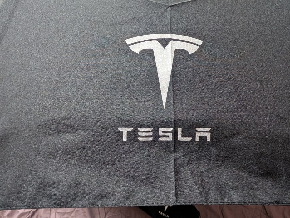 Парасоля Tesla лого автомат