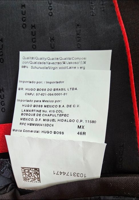 Piękna marynarka Hugo Boss - Virgin wool - 54/ 56