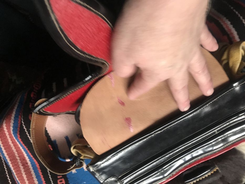 Сумочка з натуральноі шкіри та хутра