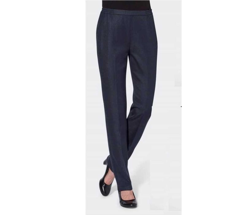 16) Garniturowe spodnie z kantem 46 NOWE