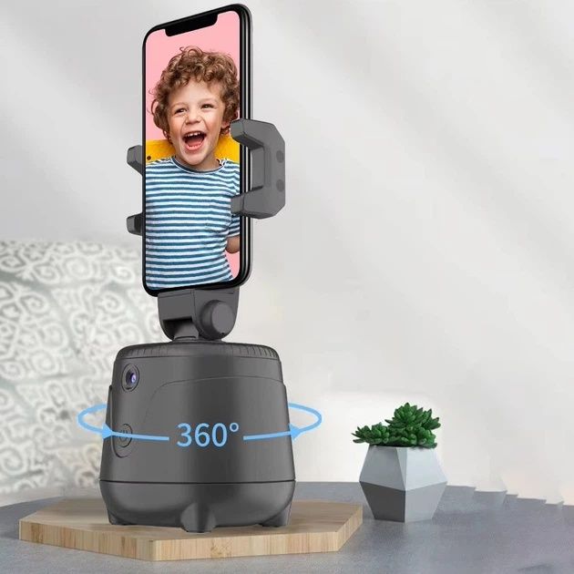 Розумний стабілізатор-трекер для смартфона Gimbal Stabilizer Q2 / 360 Smart Shooting  360° з ШІ та відстеженням обличчя + Пульт ДК