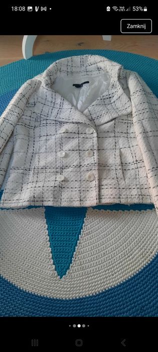 Boucle żakiet r.40,Zara, Gant, Hilfiger, Massimo Dutti, Lauren, wełna