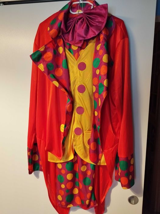 Strój przebranie Clown , Colourful Clown rozm. M