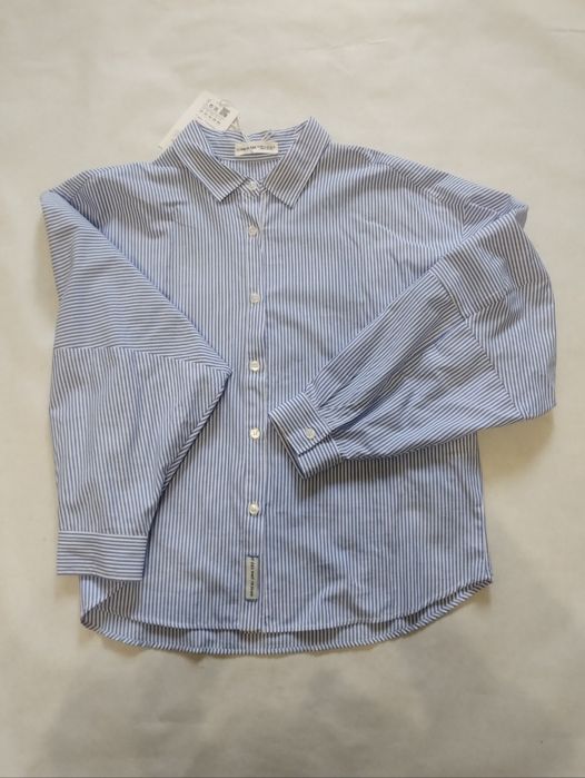 Сорока вільного крою у смужку Pull and Bear