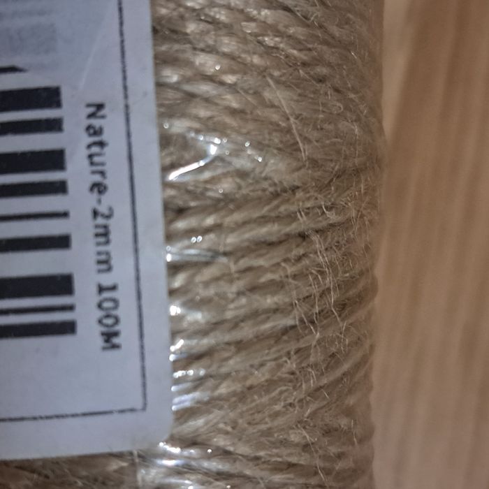 Naturalny Sznurek Jutowy 2mm/100m