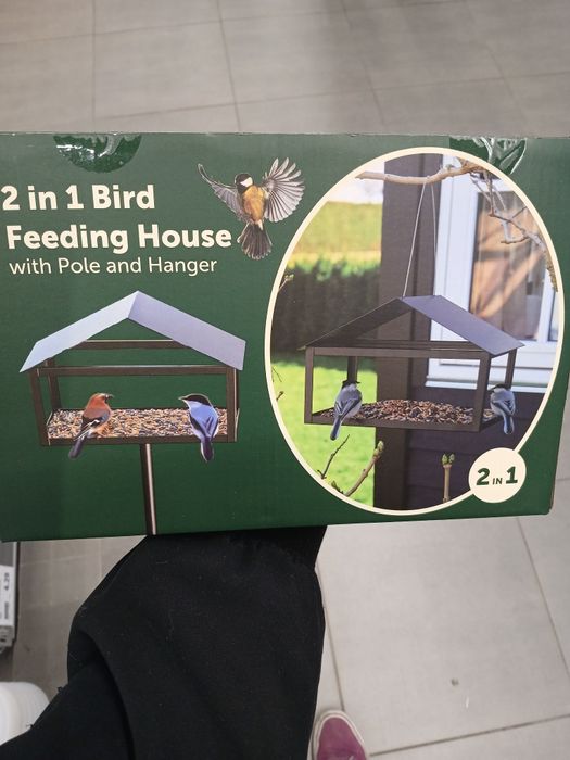 Karmnik dla ptaków 2w1