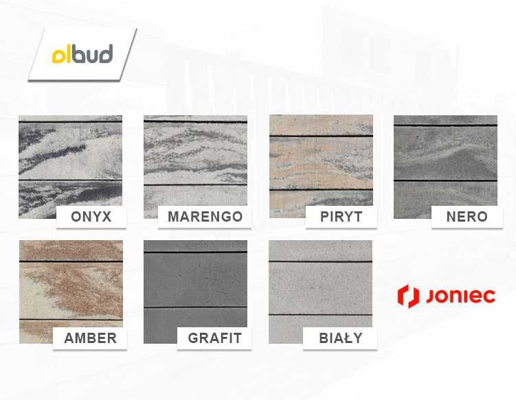 Bloczki ogrodzeniowe gładkie ROMA HORIZON ONYX, BIAŁY- Gdańsk kurier