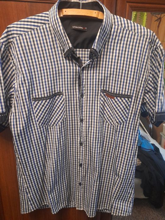 Koszule męskie krótki rękaw