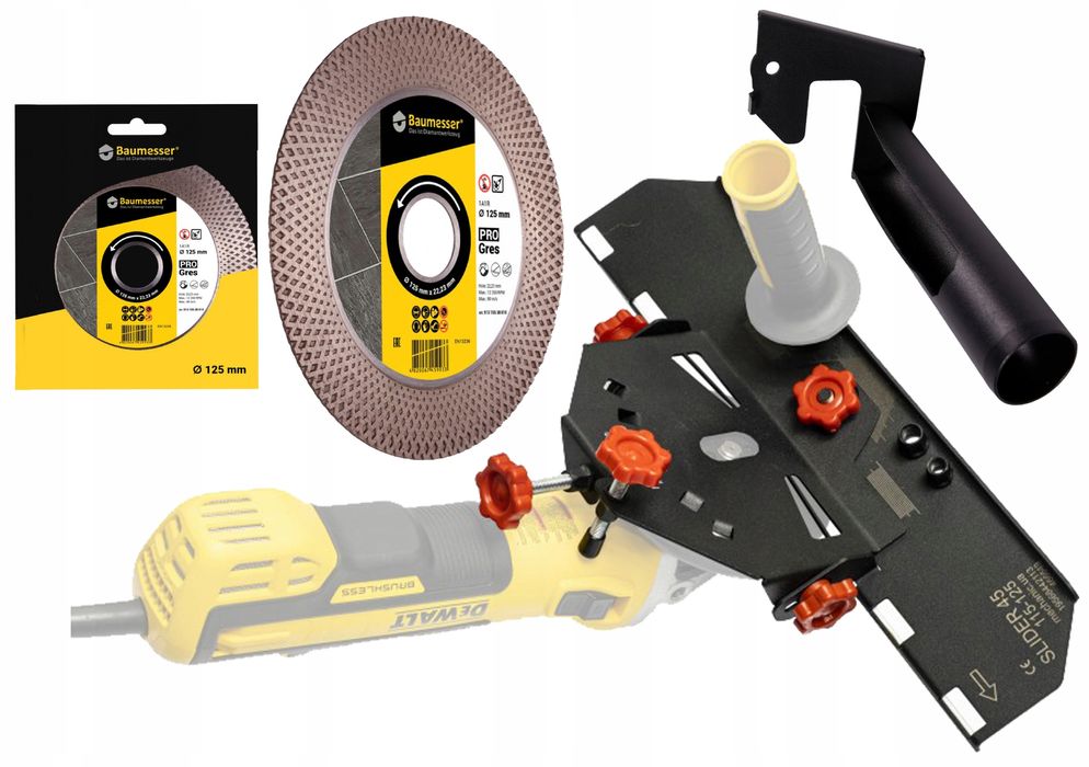 Zestaw Przystawka Silder 45 Tarcza Baumesser Rurka