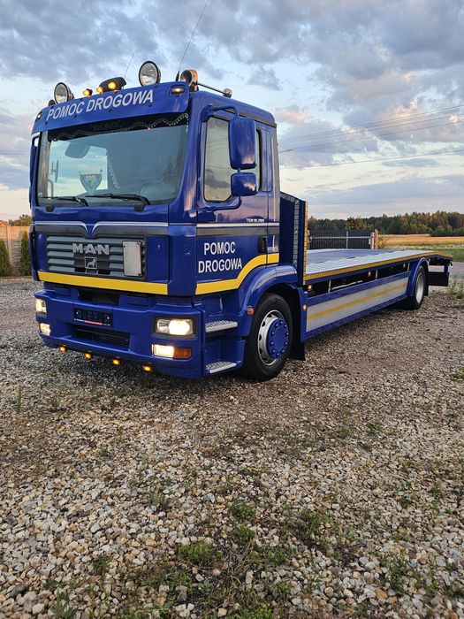 Man tgm 18.280 laweta pomoc drogowa najazd dmc 18t klimatyzacja