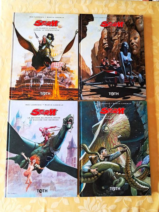 Storm (Don Lawrence) TOTH - Volume 15/16 Raro + 3 Volumes Finais (17/18, 19/20 e 21/22)