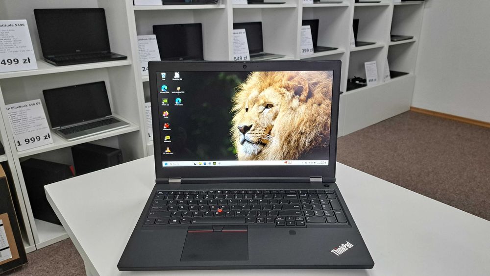 Profesjonalny Lenovo ThinkPad P15 G2 15" i7-11gen 64GB 1TB SSD RTX 6GB