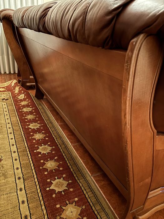 Conjunto 3 Sofas em Pele