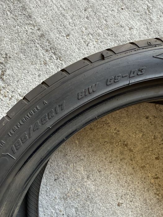 Pneus 195/45r17 GS-03 Good Year Eagle F1 com 75% piso