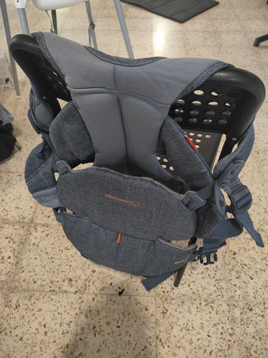 Porta bébés azul ganga, como novo