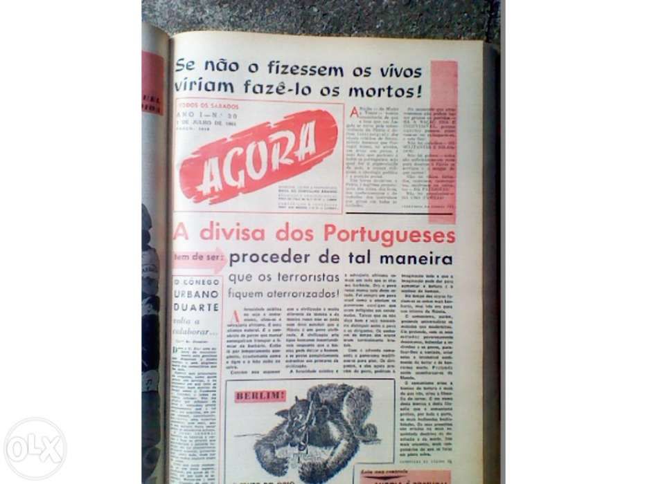 Agora semanário direita radical neofascista anos 61 a 1963 anos