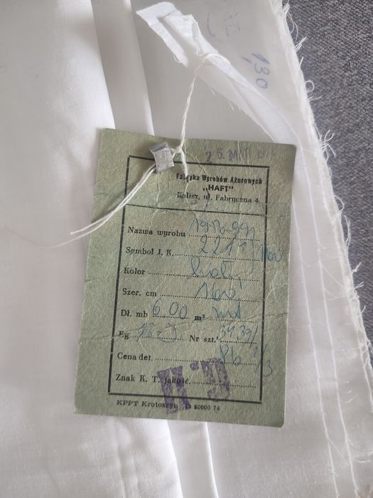 Kupon materiału pościelowego PRL