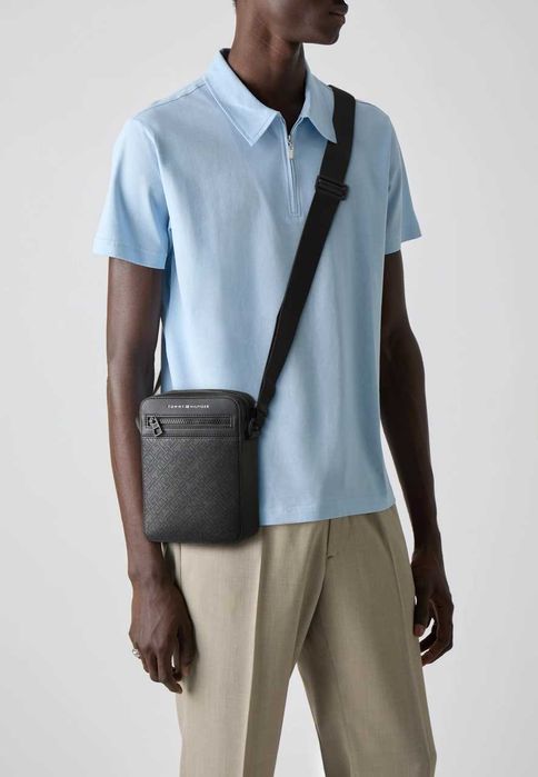 100% ОРИГІНАЛ Tommy Hilfiger monogram vertical NEW сумка чорна