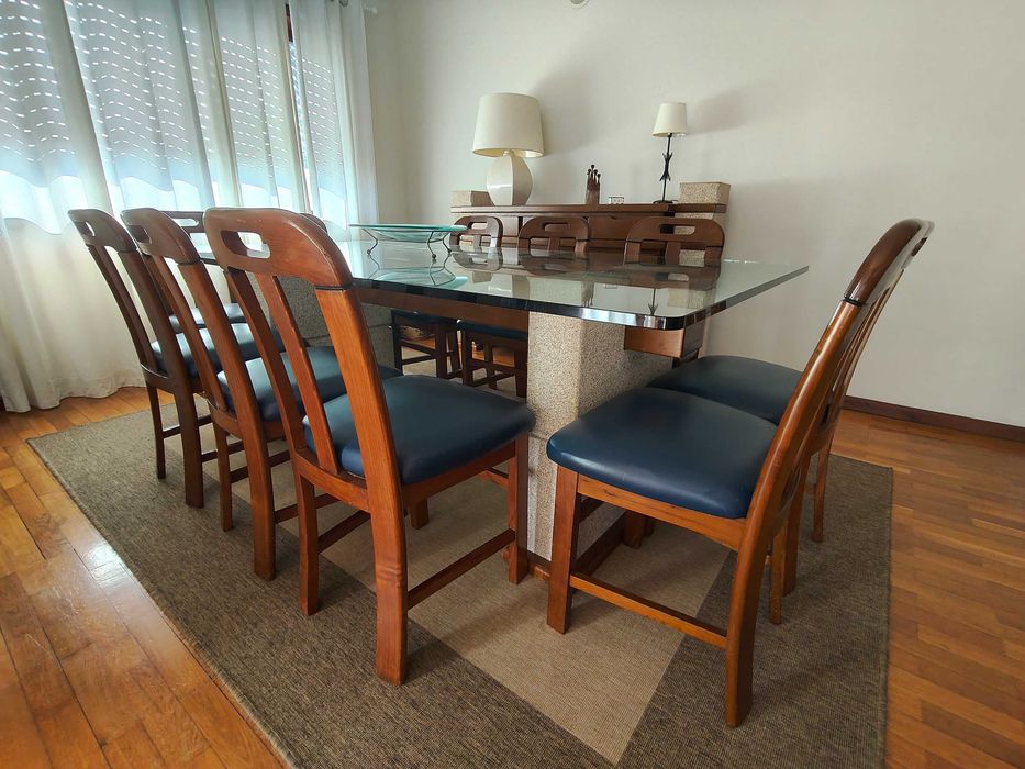MESA JANTAR + 10 cadeiras