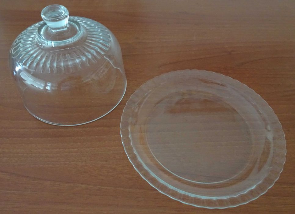 Queijeira Marca Arcoroc Fabricada em França (Vidro Temperado)