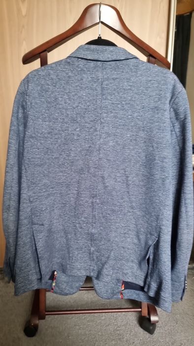 Stylowa marynarka Vistula Super Slim z lnu i bawełny, rozmiar 54L