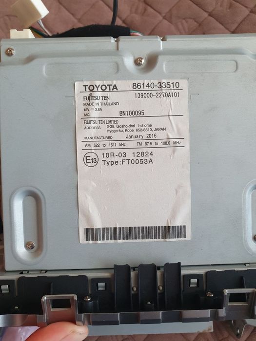 Штатна магнітола Toyota Camry V55 + Android блок NaviTouch NT3325 (Комплект)