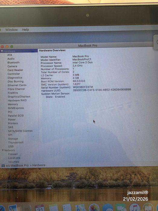 MacBook Pro 15" (2011) - Para peças - Ecrã impecável