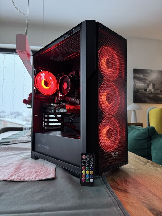 Komputer Gamingowy RTX 3060 ryzen 5 5500, 16GB RAM 512GB SSD