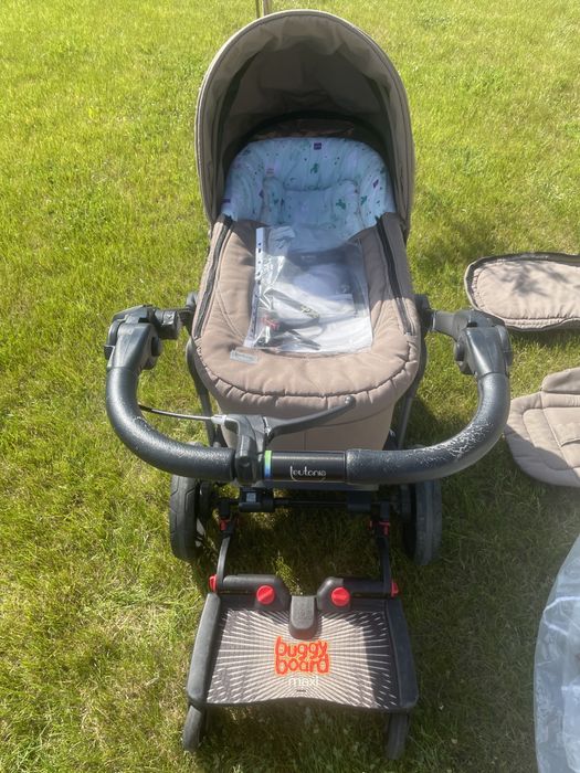 Wózek dziećiecy Teutonia Be You V2 14 (Nowe Hamulce Pokrowiec i Opony)