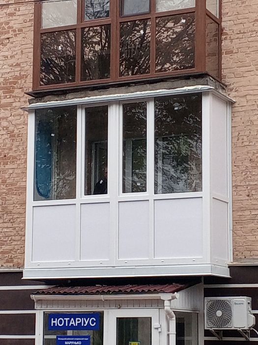 Балкон под ключ.Розшырение бакона