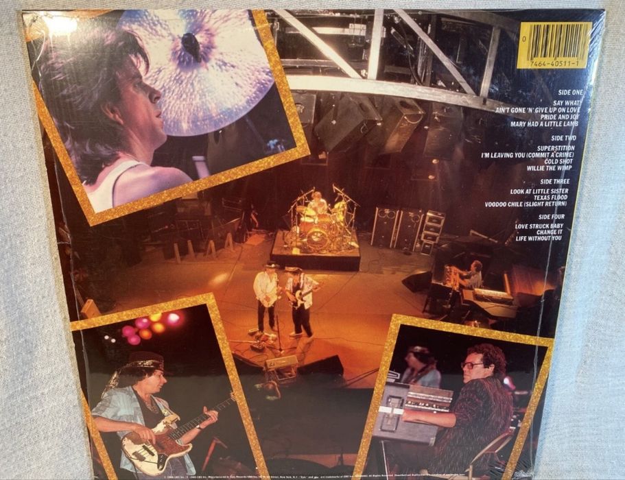 Stevie Ray Vaughan Live Alive 1st press 1986 Epic sealed USA