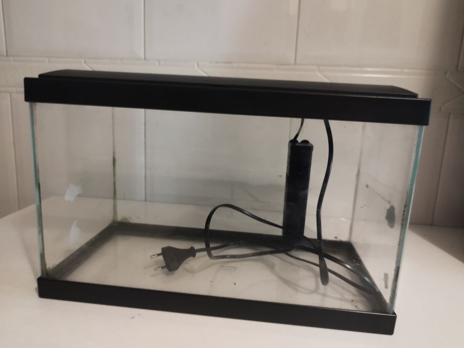 Aquário peixes usado 40 cm