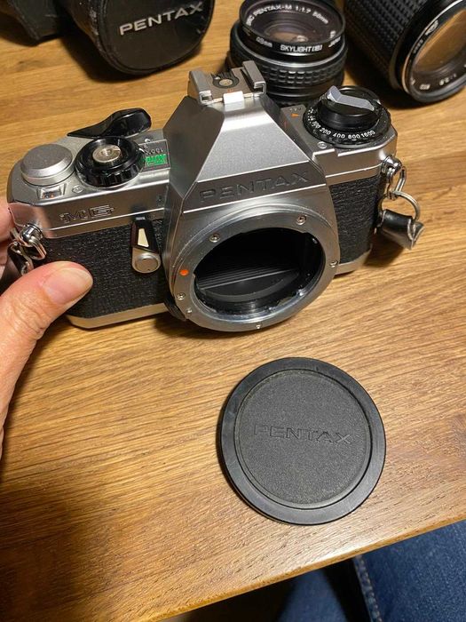 Pentax MG com Lentes 50mm e 75-150mm - Kit Fotografia Analógica