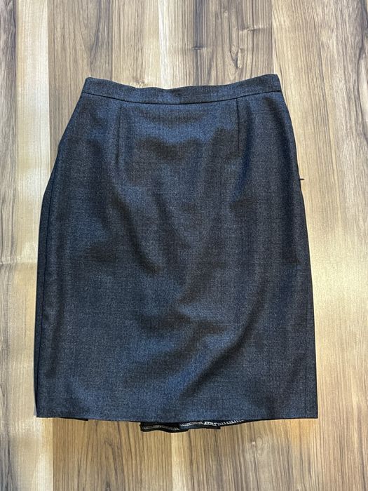 До 09.02 ц 8500 Шикарная шерстяная юбка Christian Dior, p. S-M