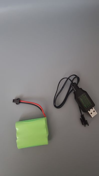 Gecoty  Bateria Ni-MH AA 3.6V 2400mAh – ładowalna z kablem USB