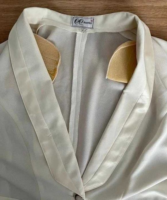 Kremowa # marynarka # damska # żakiet # XXL 44