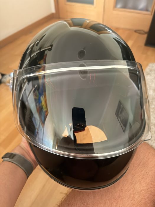Capacete moto cafe racer
