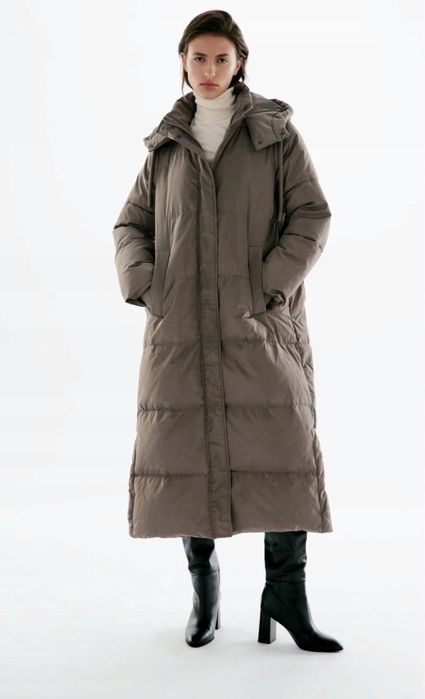 Новий Пуховик Zara. Натуральний пух, водовідштовхувальна тканина