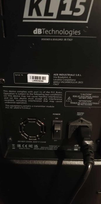 Kolumna aktywna DB Technologies KL-15 Bluetooth Nowa !!!