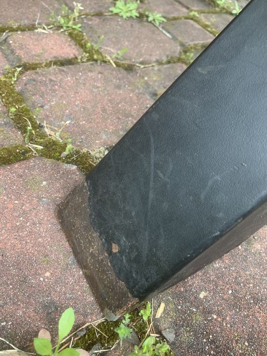 Stół metalowe nogi fornir