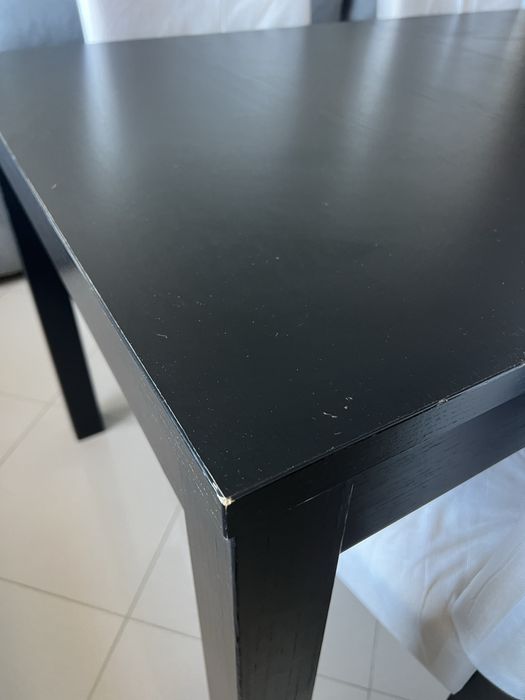 Mesa extensível Ikea BJURSTA + 4 cadeiras