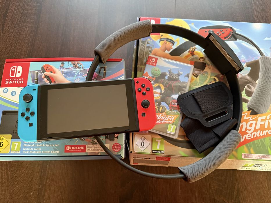 Nintendo + gra  ring fit