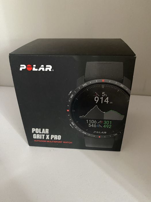 Zegarek sportowy Polar Grit X Pro czarny smartwatch M/L pulsometr gps wodoszczelnosc