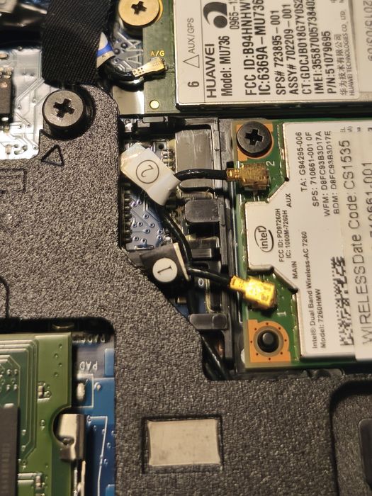 HP Elite book 840 G1 peças