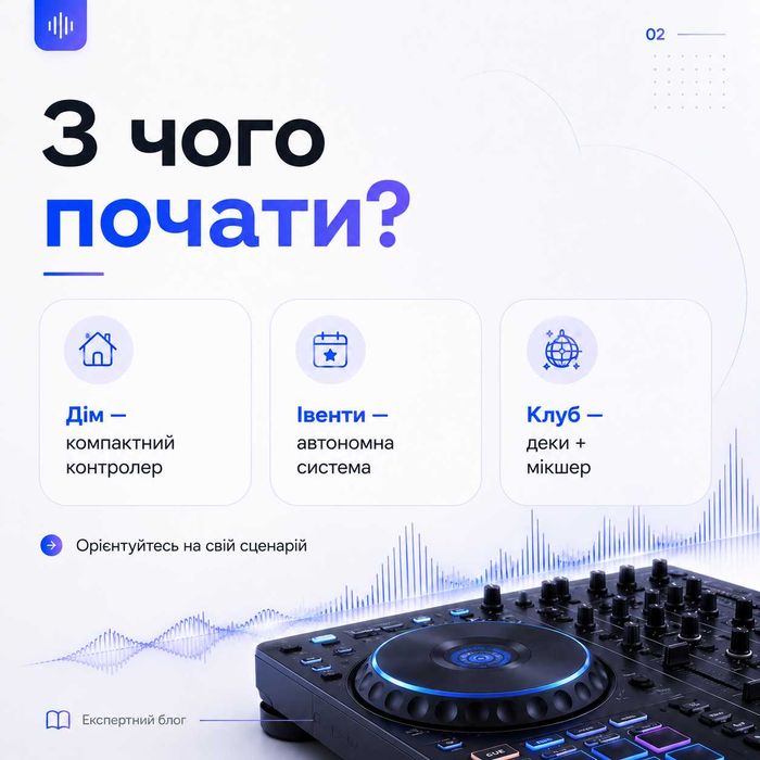 DJ-обладнання Pioneer, Denon, Numark, Roland, Native, iCON