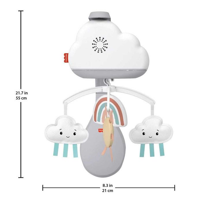Mobile Fisher-Price para Berço 2-em-1 – Luz e Música
