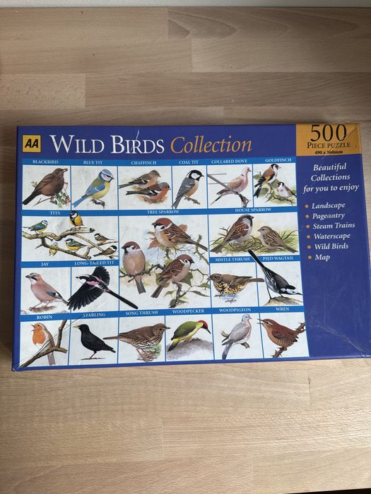Puzzle 500elementów Ptaki