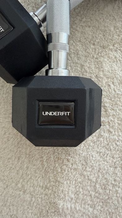 UNDERFIT Hantle hex gumowane (2 szt.)